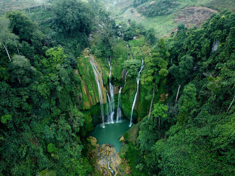 Chieng Khoa Waterfall - Quang Kien Photo